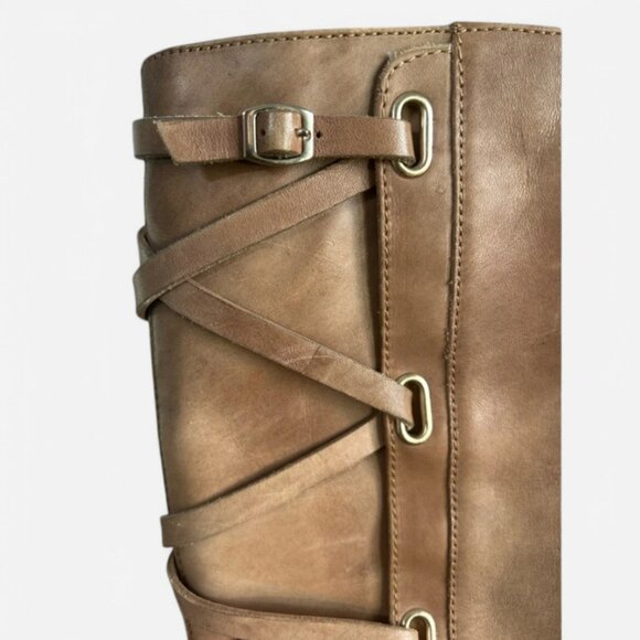 BCBG Generation Soft Leather Brown Janiss Knee High Riding Boots Size 7.5 - Picture 5 of 5